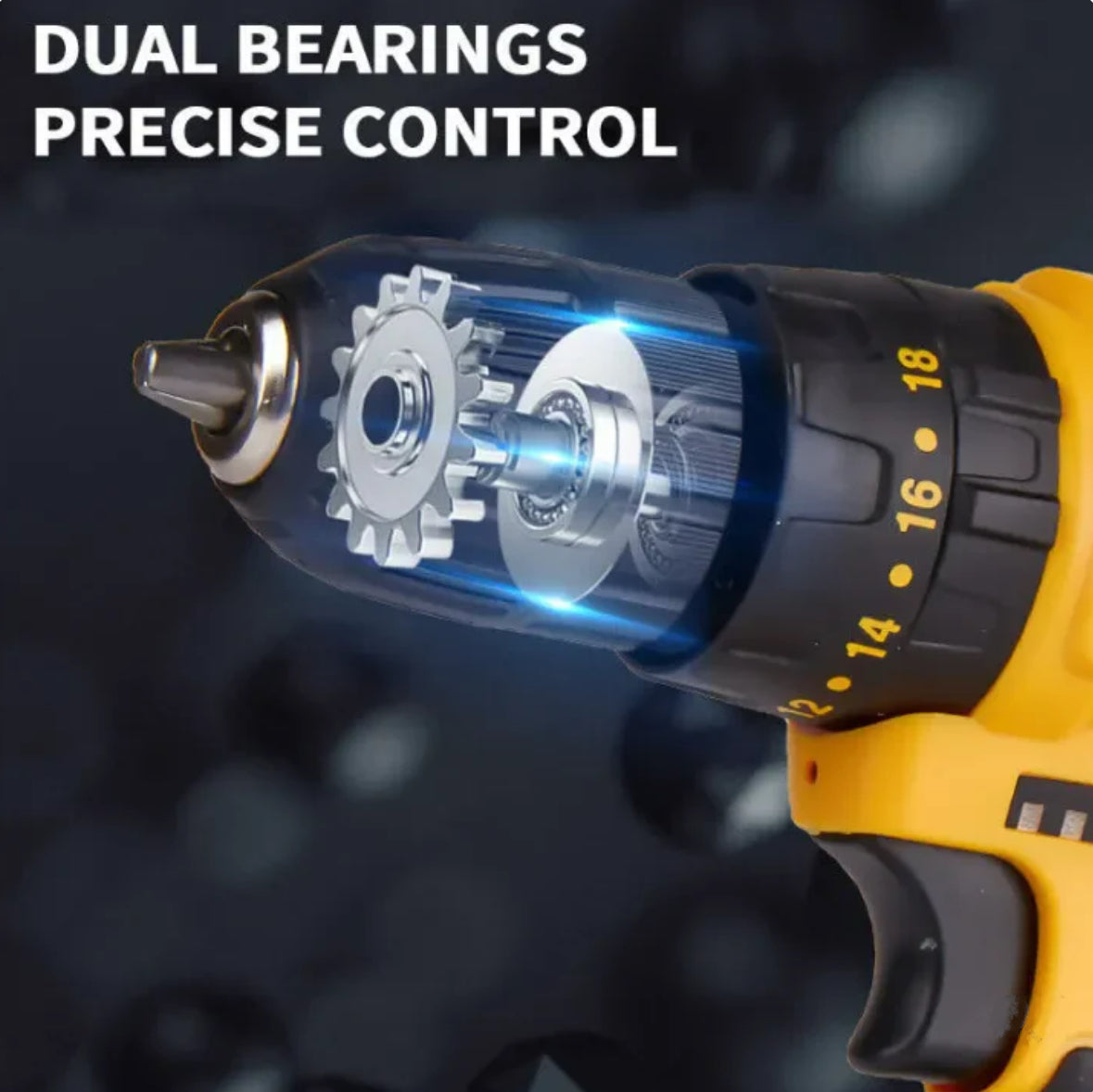 24V DUNLANDI Cordless Drill Machine Kit