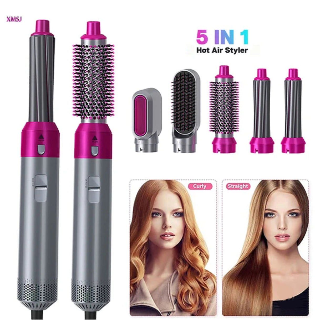 5 In 1 Hot Air Styler Hair Straightener