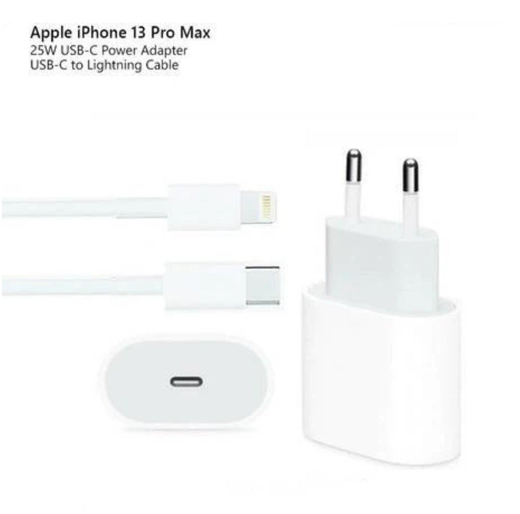 25W PD Adapter Charger USB-C to Lightning Cable For iPhone