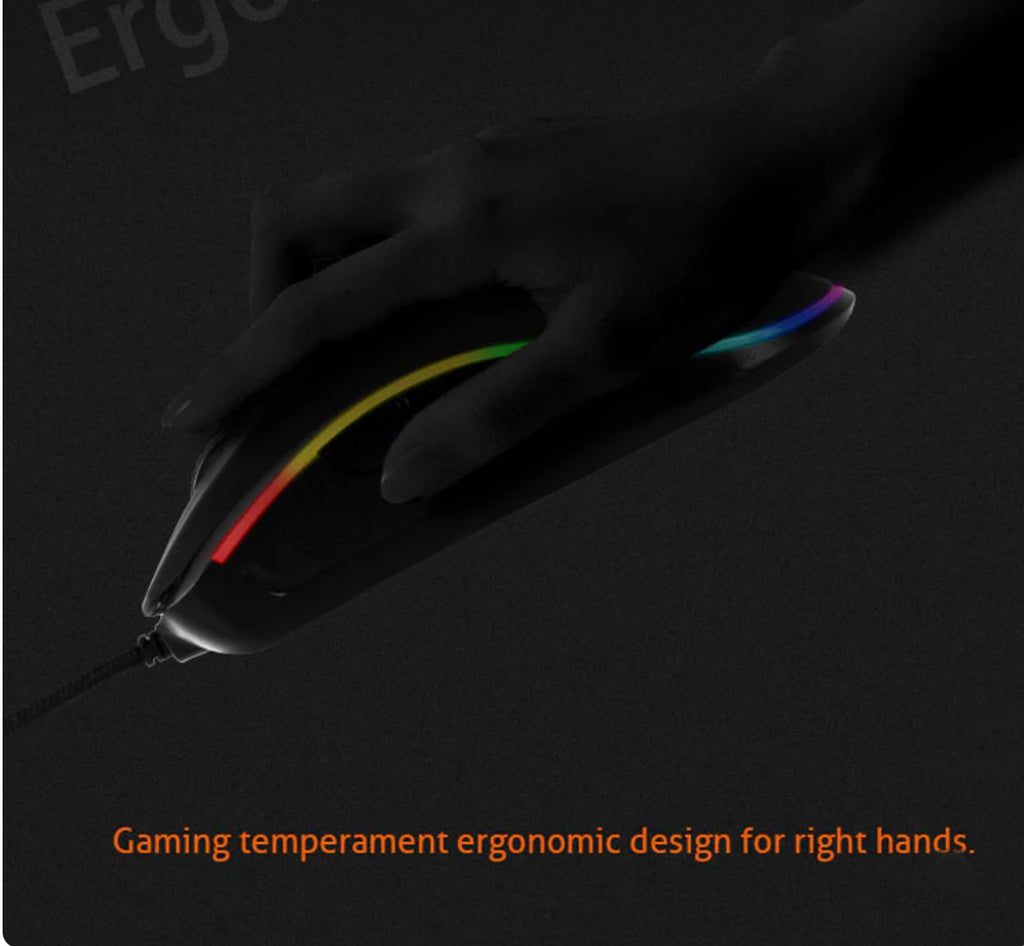 MEETION GM20 Optical Silent Wired Gaming Mouse