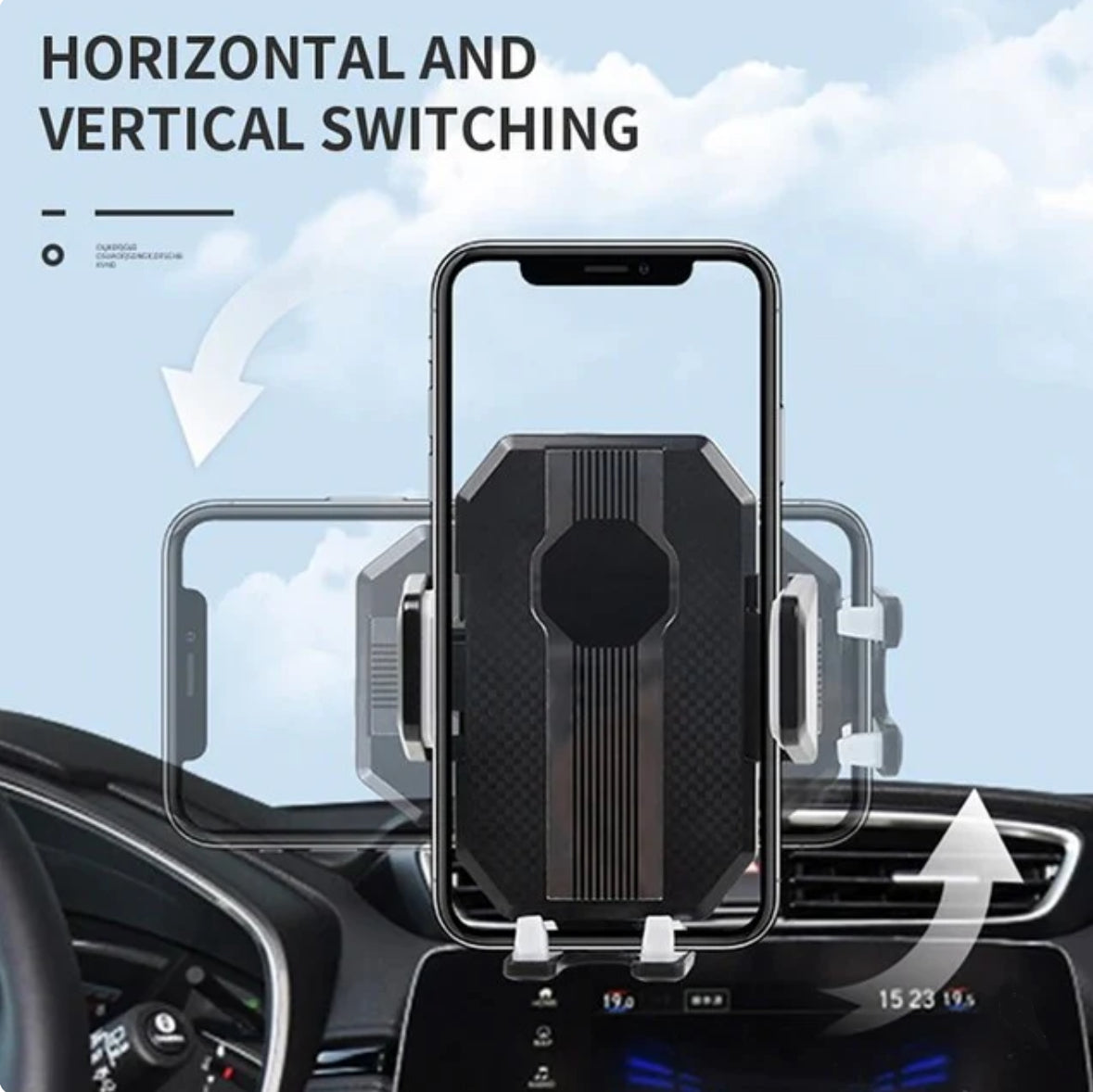 Universal Suction Cup Car Phone Holder Adjustable Gravity