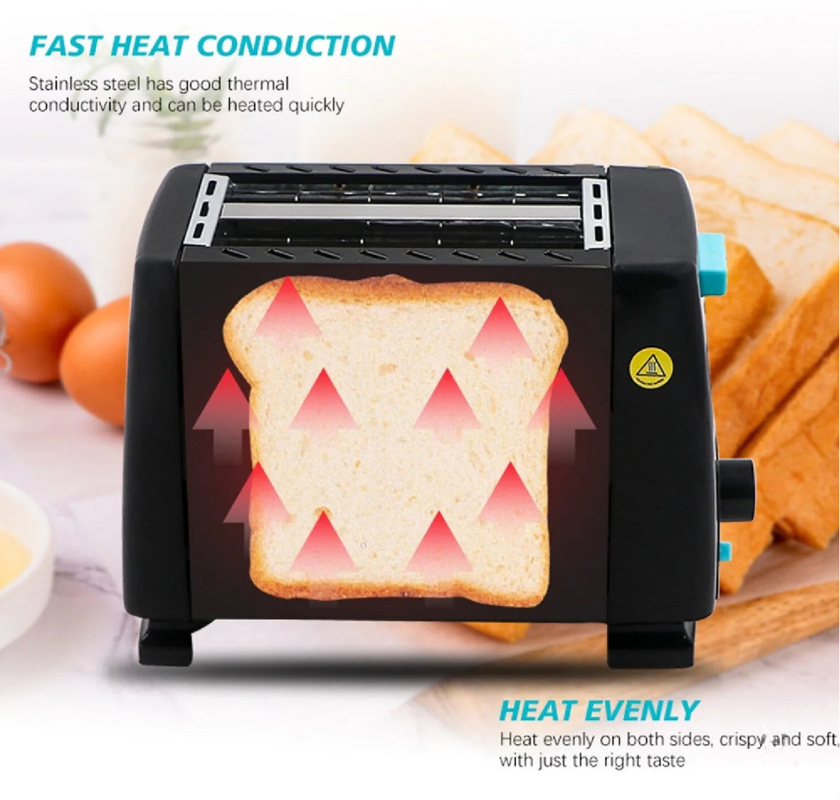 Raf 2 Slice Toaster 650W R263