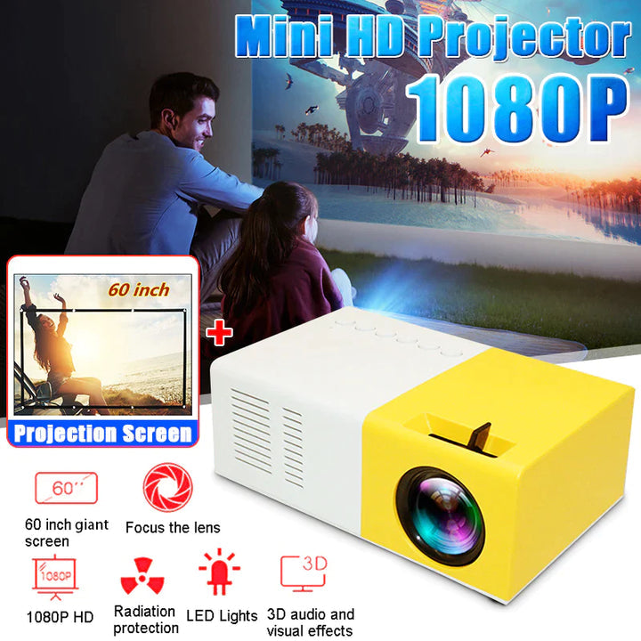 Mini LED Projector Multimedia Home Theater