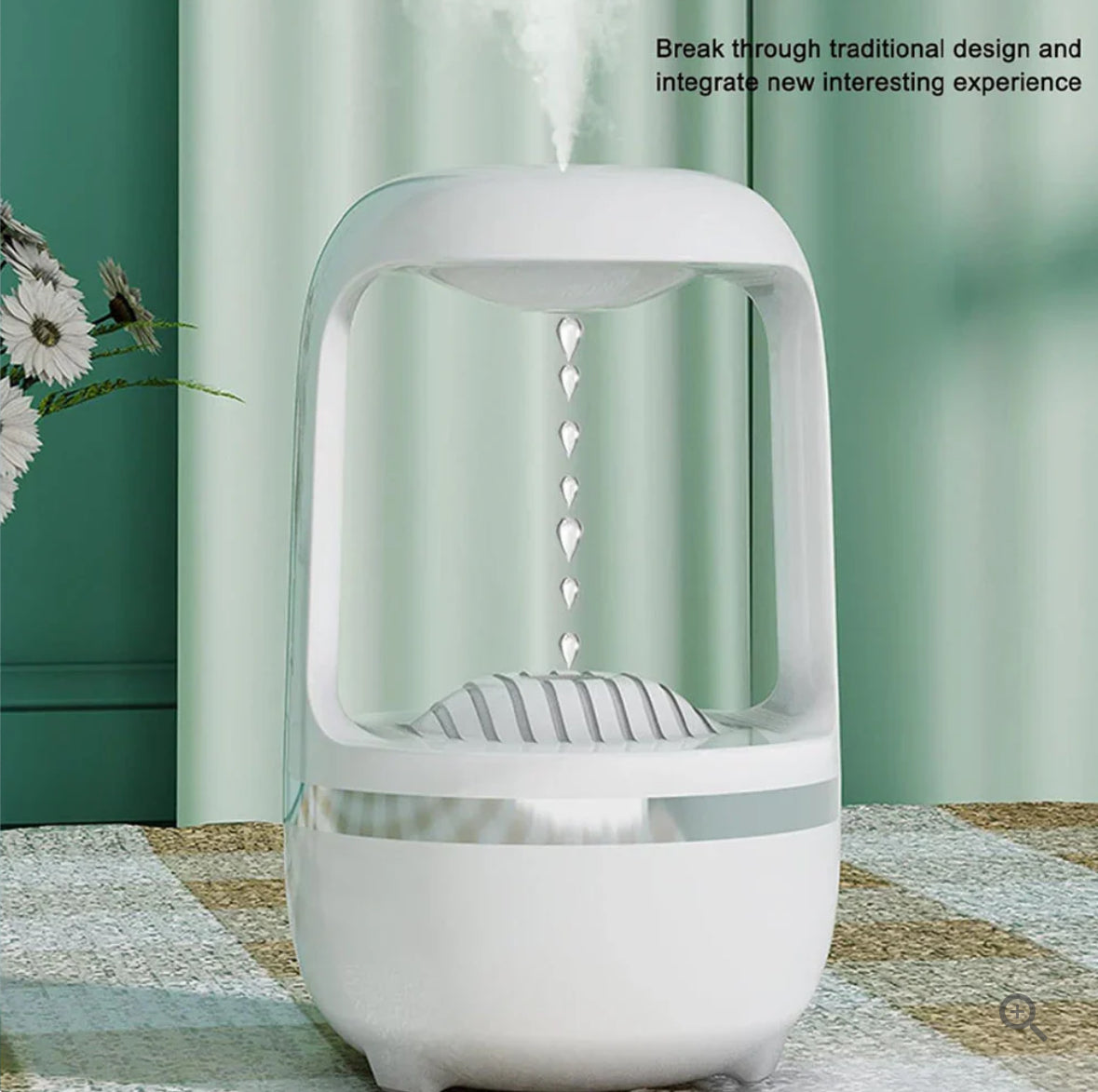 Anti Gravity Water Drop Humidifier Great Room Smart Humidifier Water Droplet