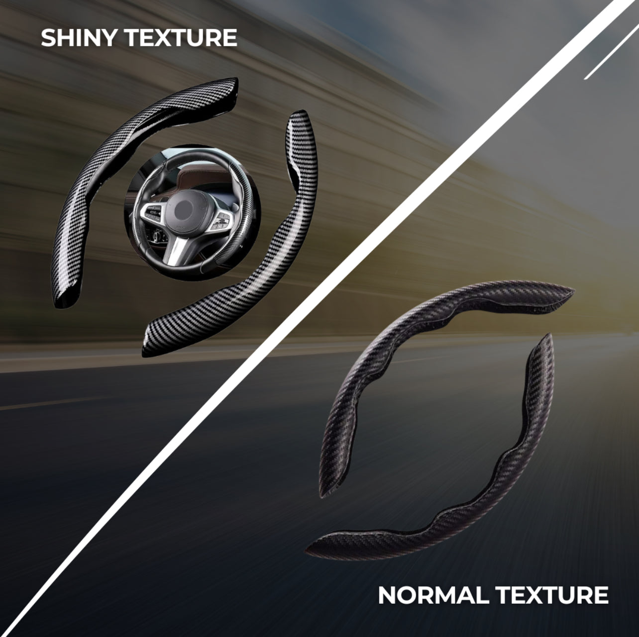 Carbon Fiber Steering Wheel Cover