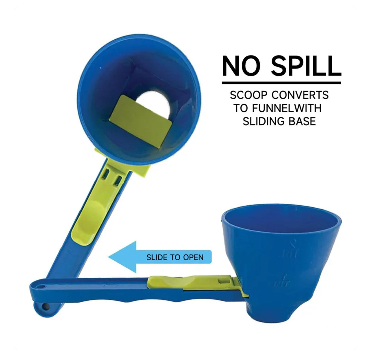 Adjustable Fitness Measuring Spoon, Precision Portion Control Scoop For Protein Powder