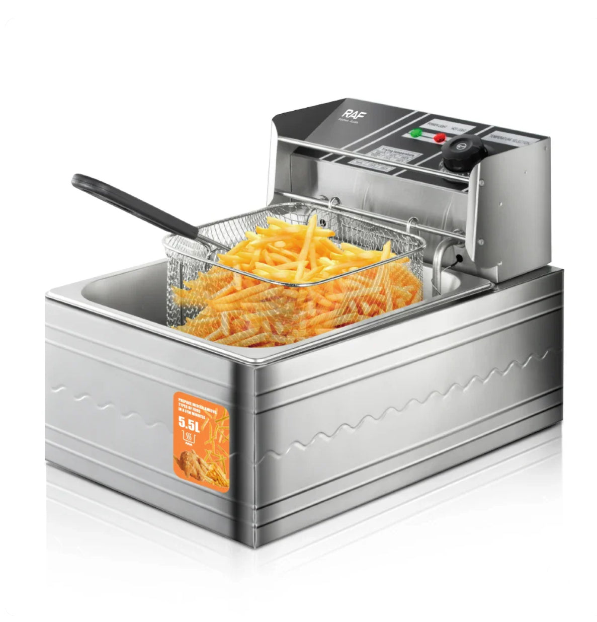 RAF Electric Deep Air Fryer 2500W 5.5L R5220