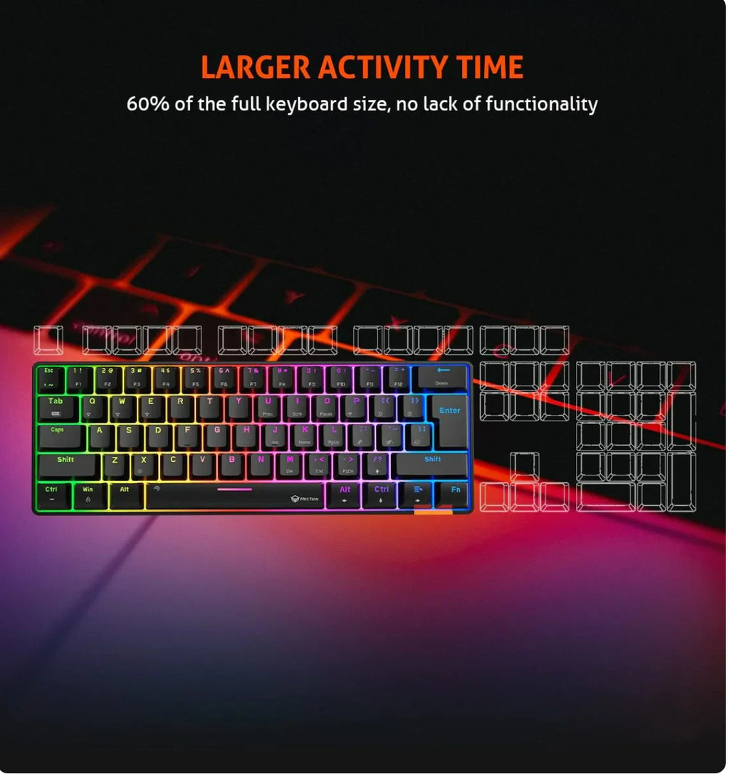 MEETION RGB Wired Mechanical Keyboard HESTIA - Black | MK005