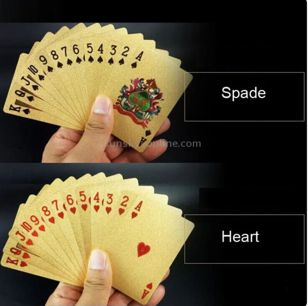 Waterproof Luxury Gold Card