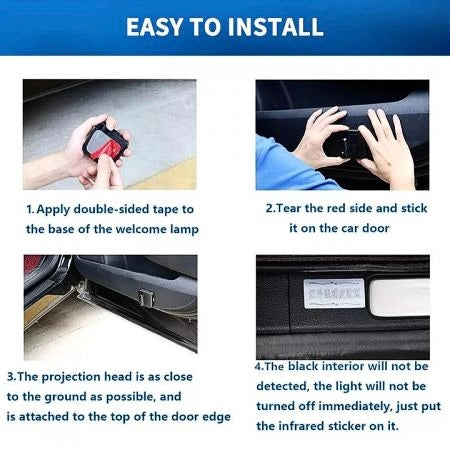 Car logo projector with sensor (2 pcs)