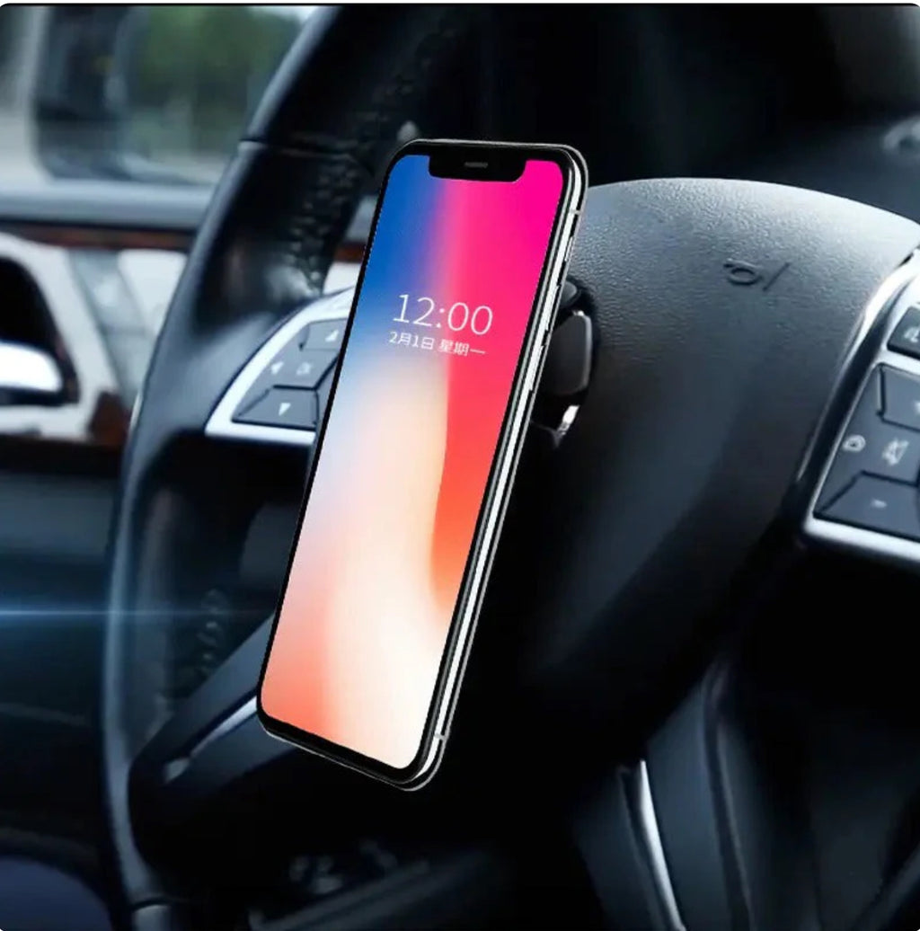 360-Degree Steering Wheel Phone Holder