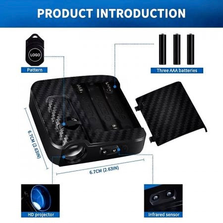 Car logo projector with sensor (2 pcs)