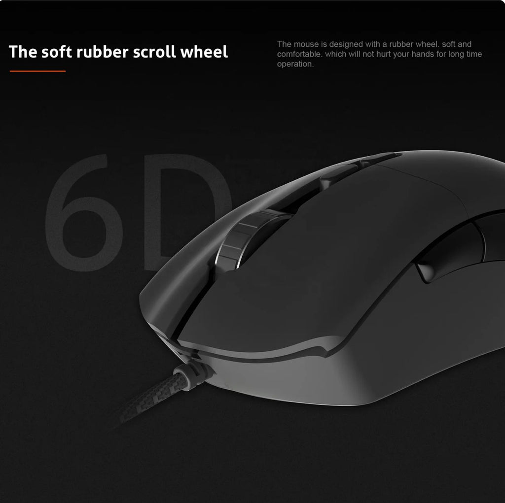 MEETION GM20 Optical Silent Wired Gaming Mouse