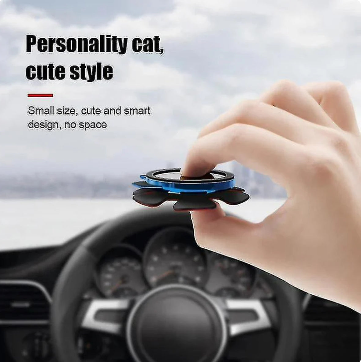 360-Degree Steering Wheel Phone Holder