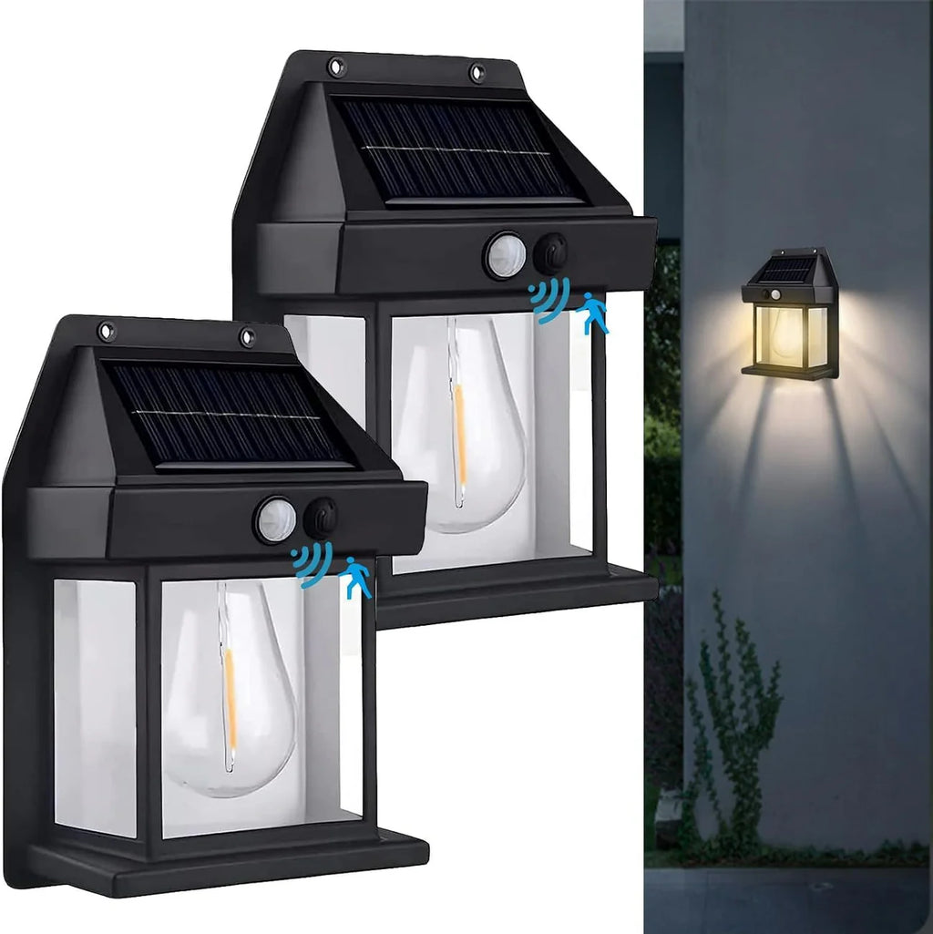 Smart Solar Wall Lights – Wireless Outdoor LED with Motion Sensor & 3 Lighting Modes