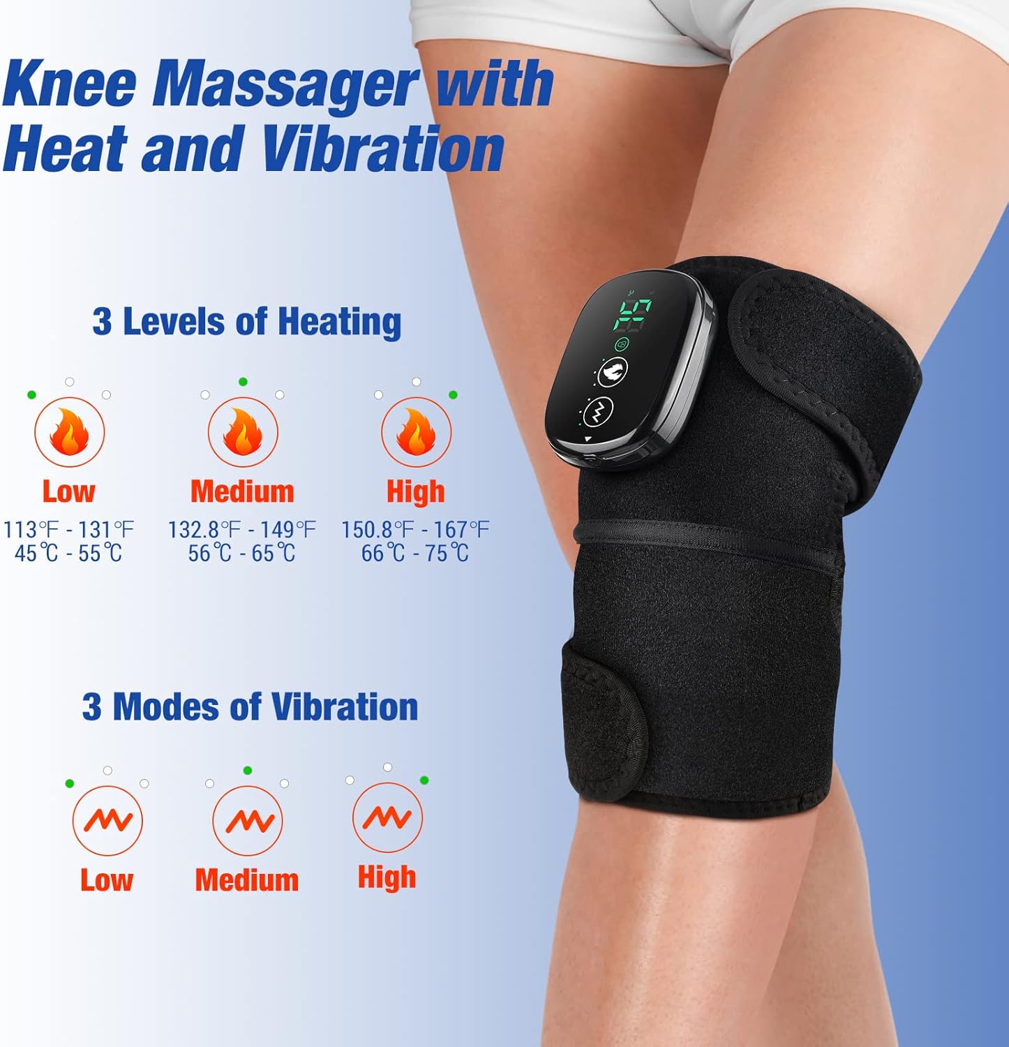 NUOYI 3 IN 1 KNEE MASSAGER
