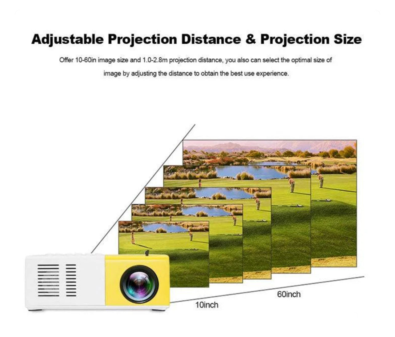 Mini LED Projector Multimedia Home Theater