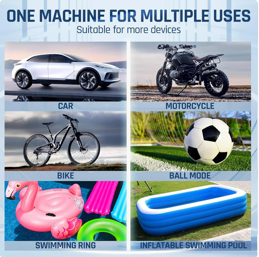 Tire Inflator Portable Air Compressor, Cordless Air Pump