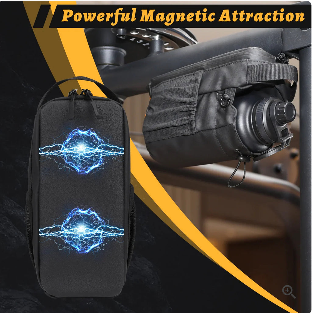 Magnetic Gym Bag With Water Bottle Holder