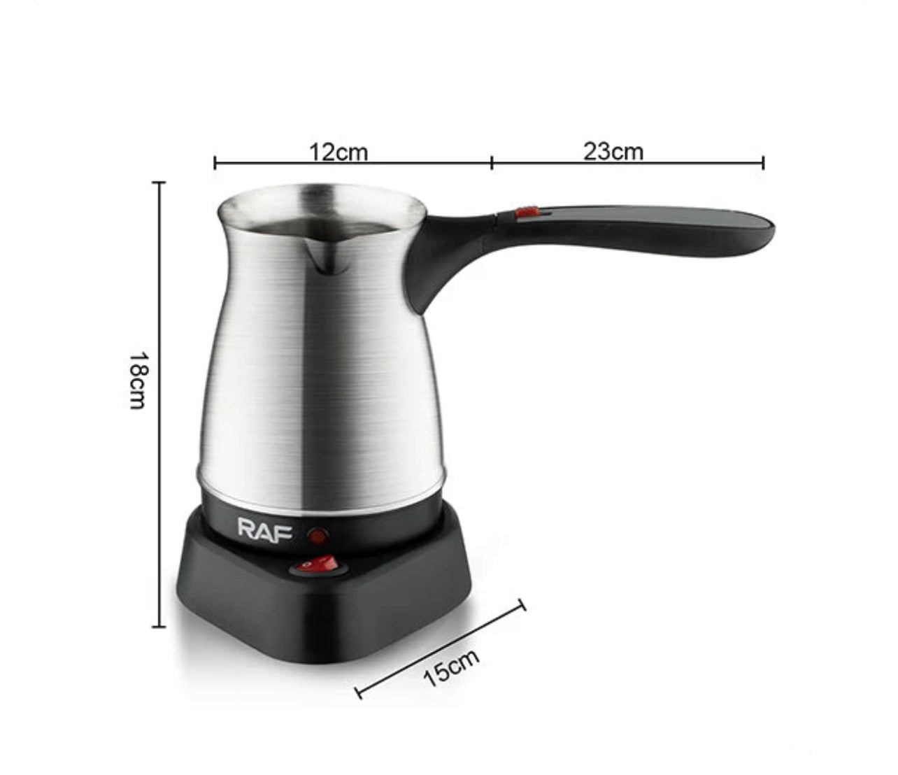 RAF Electric Coffee Pot Stainless Steel Kettle 500ml R127