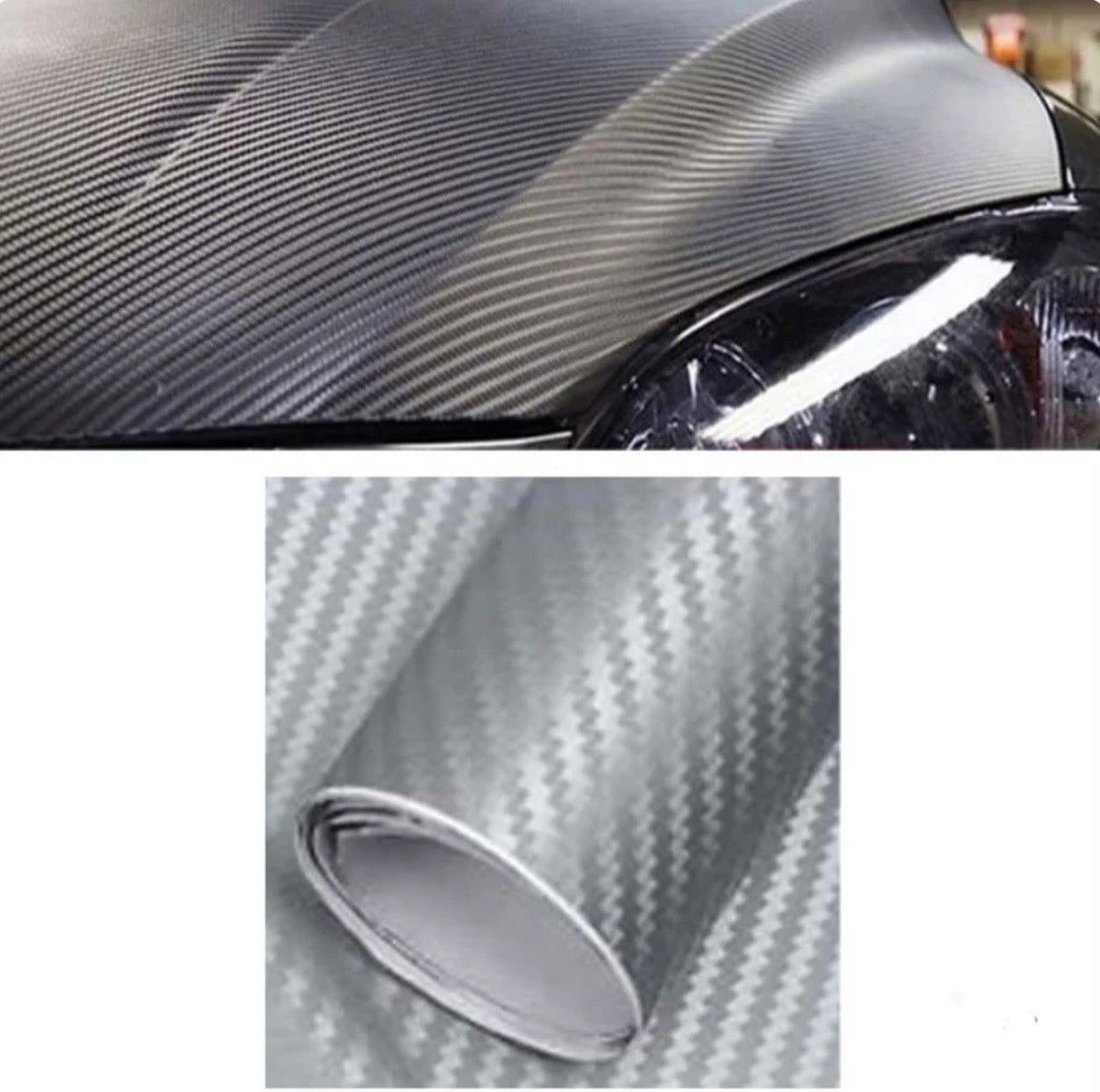 3D Carbon Fiber Car Sticker Waterproof Car Loading Edge - Door Sill - Paint Protection Film