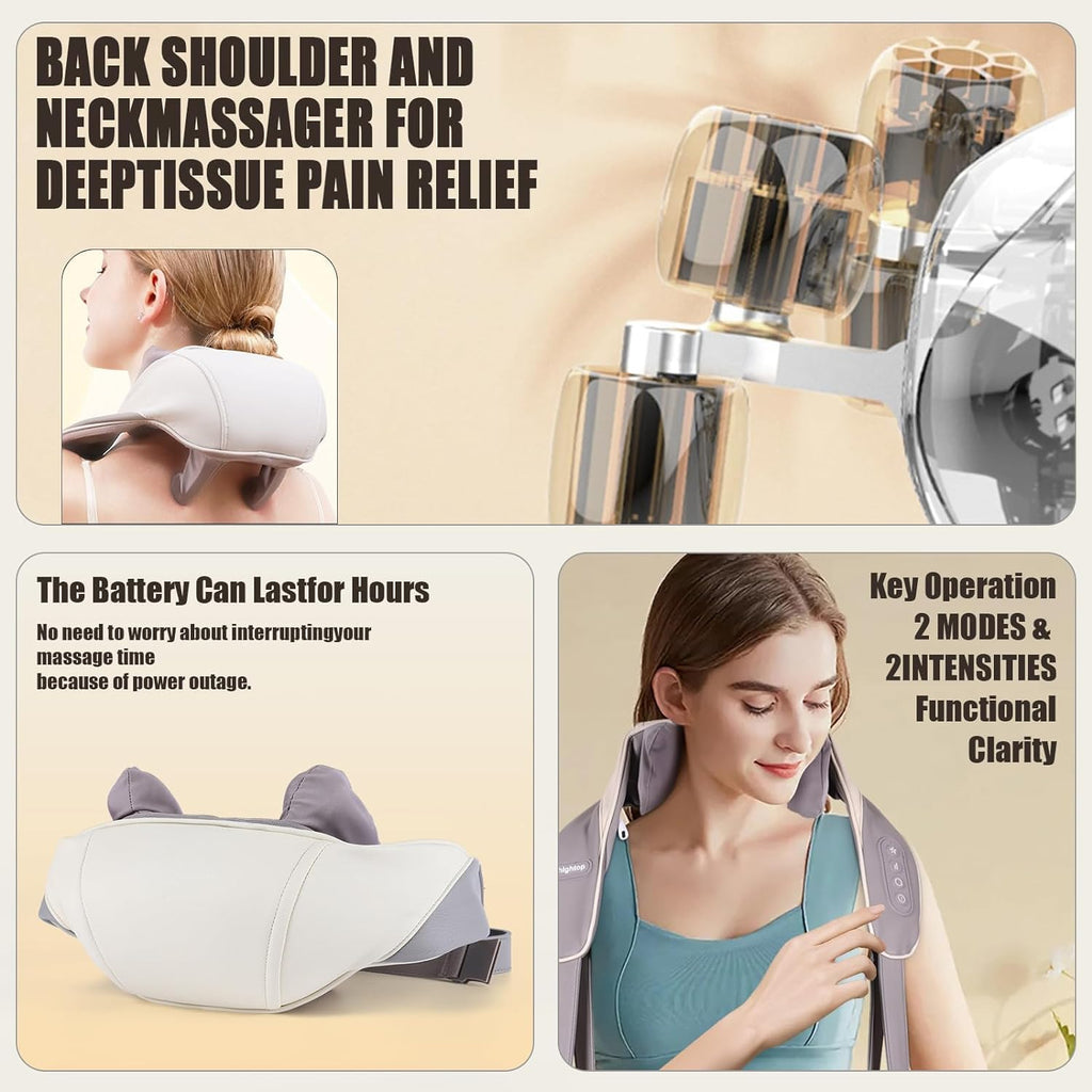 Wireless Hand-Shaped Neck Massager
