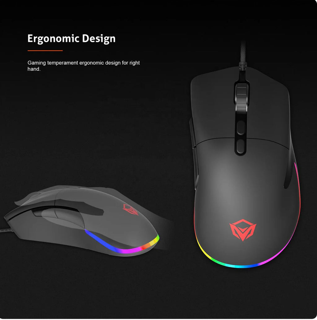 MEETION GM20 Optical Silent Wired Gaming Mouse