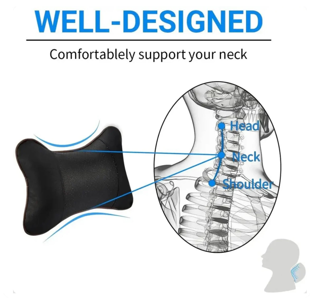 Car Neck Pillow (Set of 2)