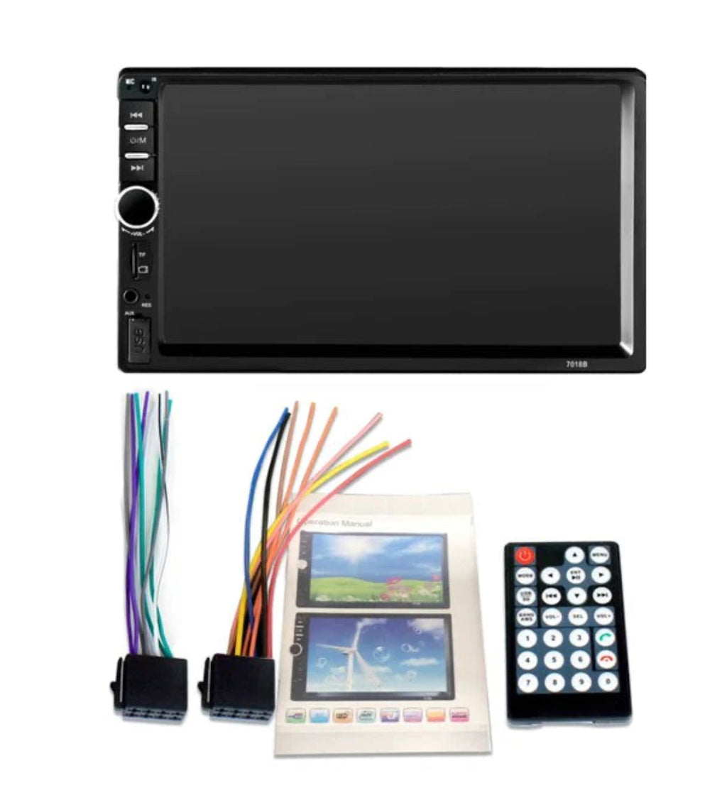 7 INCH DOUBLE HD CAR RADIO STEREO PLAYER WITH DIGITAL TOUCHSCREEN