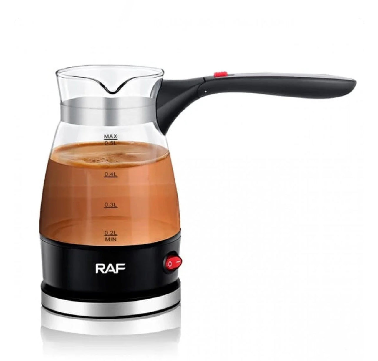 Raf Glass Coffee Pot Maker Heater Kettle 600W & 500ML R128
