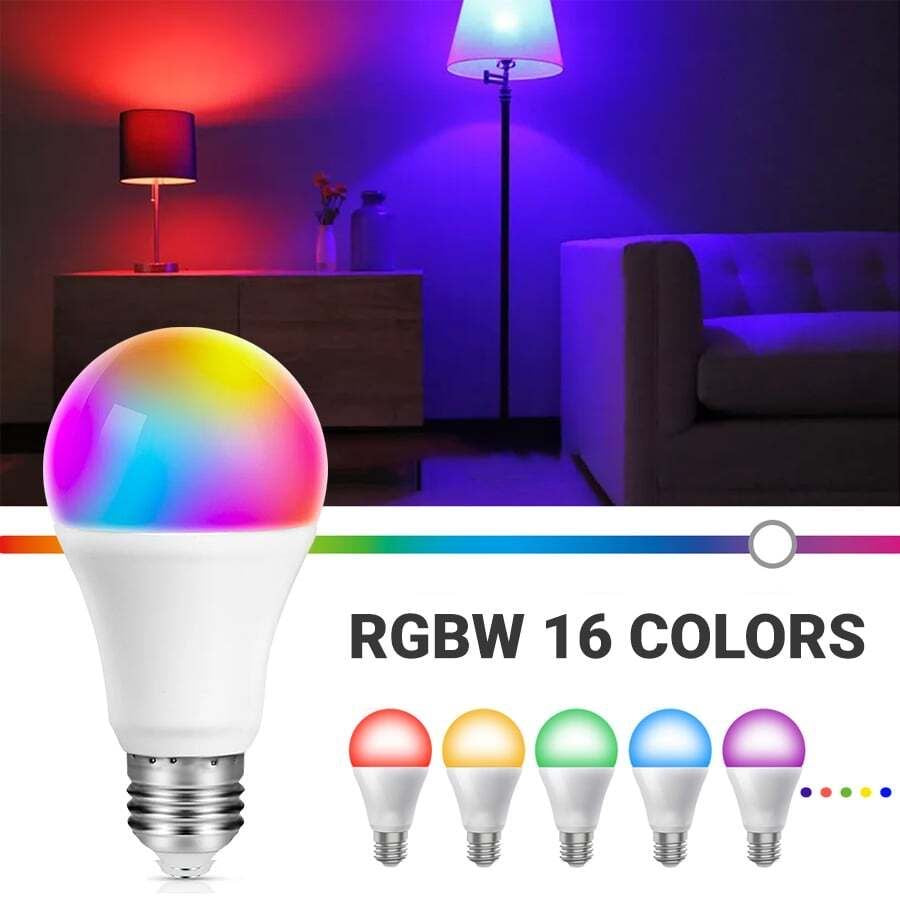 Color Changing RGB LED Bulb Lamp Light with Remote Control