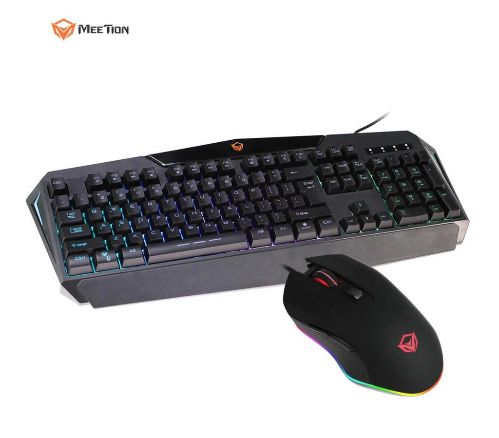 Backlit Gaming Keyboard and Mouse Combo Meetion C510 USB