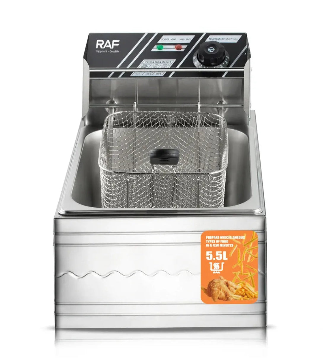 RAF Electric Deep Air Fryer 2500W 5.5L R5220