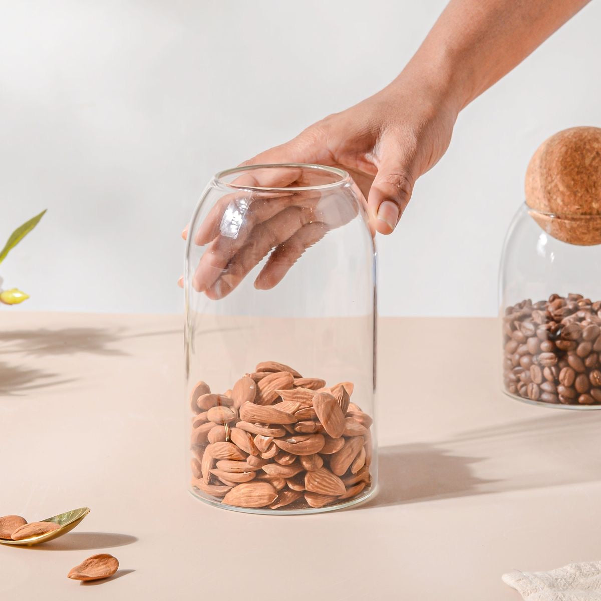 800ml Glass Storage Jar with Bamboo Lid