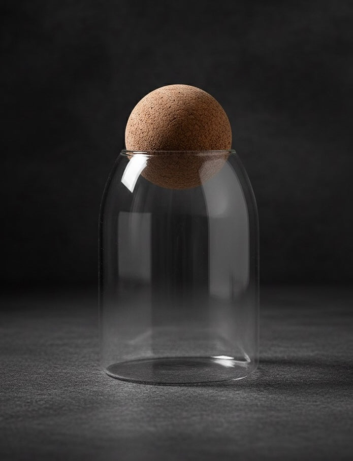 800ml Glass Storage Jar with Bamboo Lid