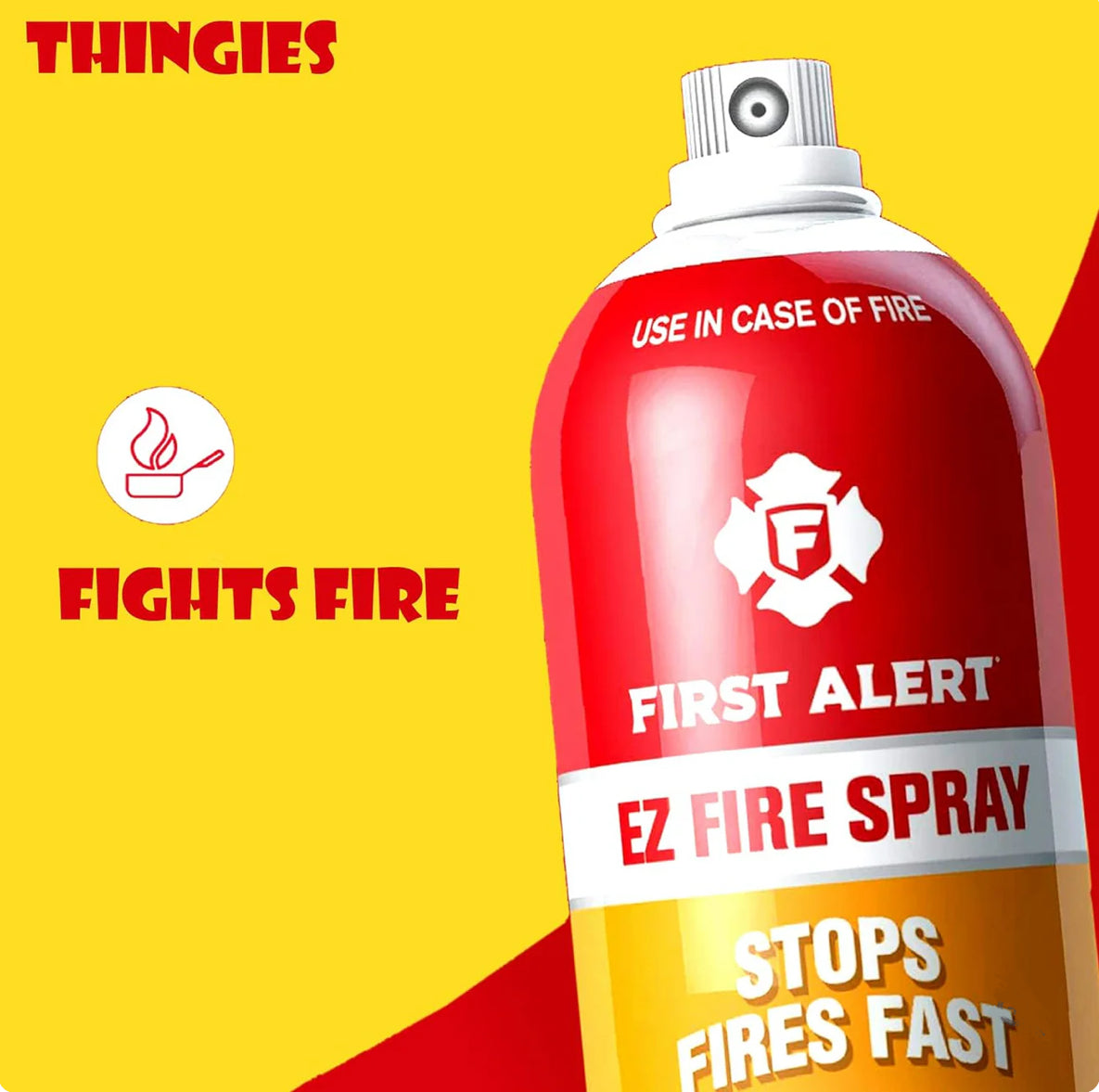 Fire Extinguisher Spray with Stand for Car and Home Use | Fire Stop Aluminium Spray 500ml