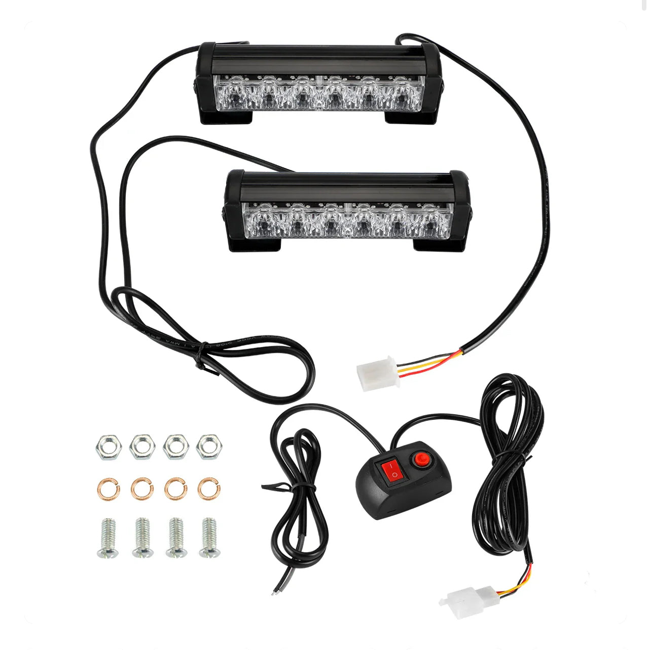 Police Led Warning Strobe Lights Light bar for Trucks Cars Waterproof