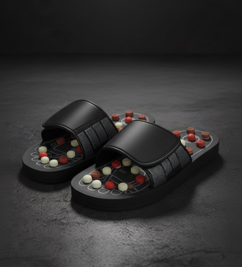 Unisex Acupressure Therapy Slippers – Pain Relief Foot Massager Slipper for Blood Circulation & Relaxation