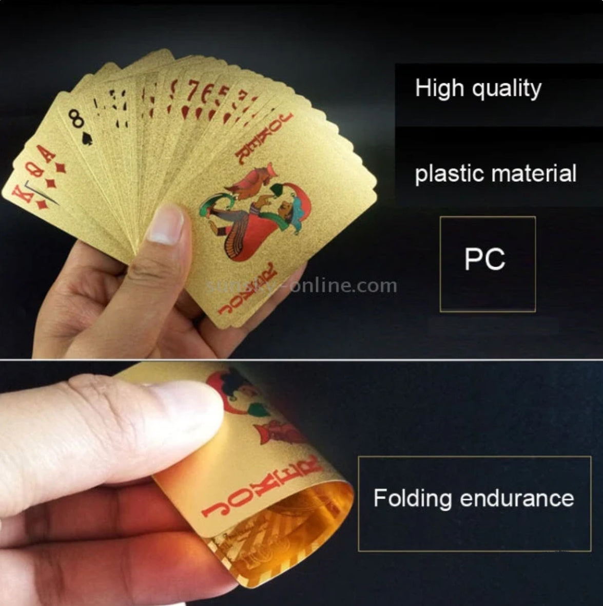 Waterproof Luxury Gold Card