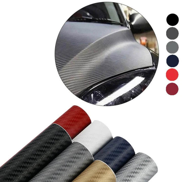 3D Carbon Fiber Car Sticker Waterproof Car Loading Edge - Door Sill - Paint Protection Film