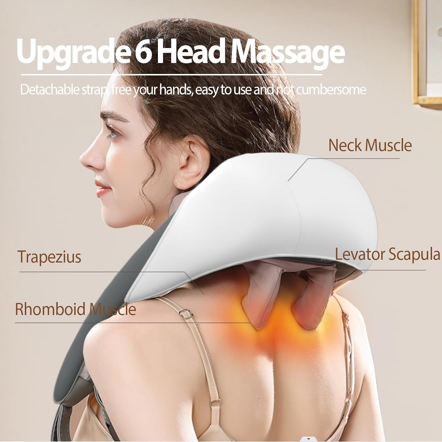 Wireless Hand-Shaped Neck Massager