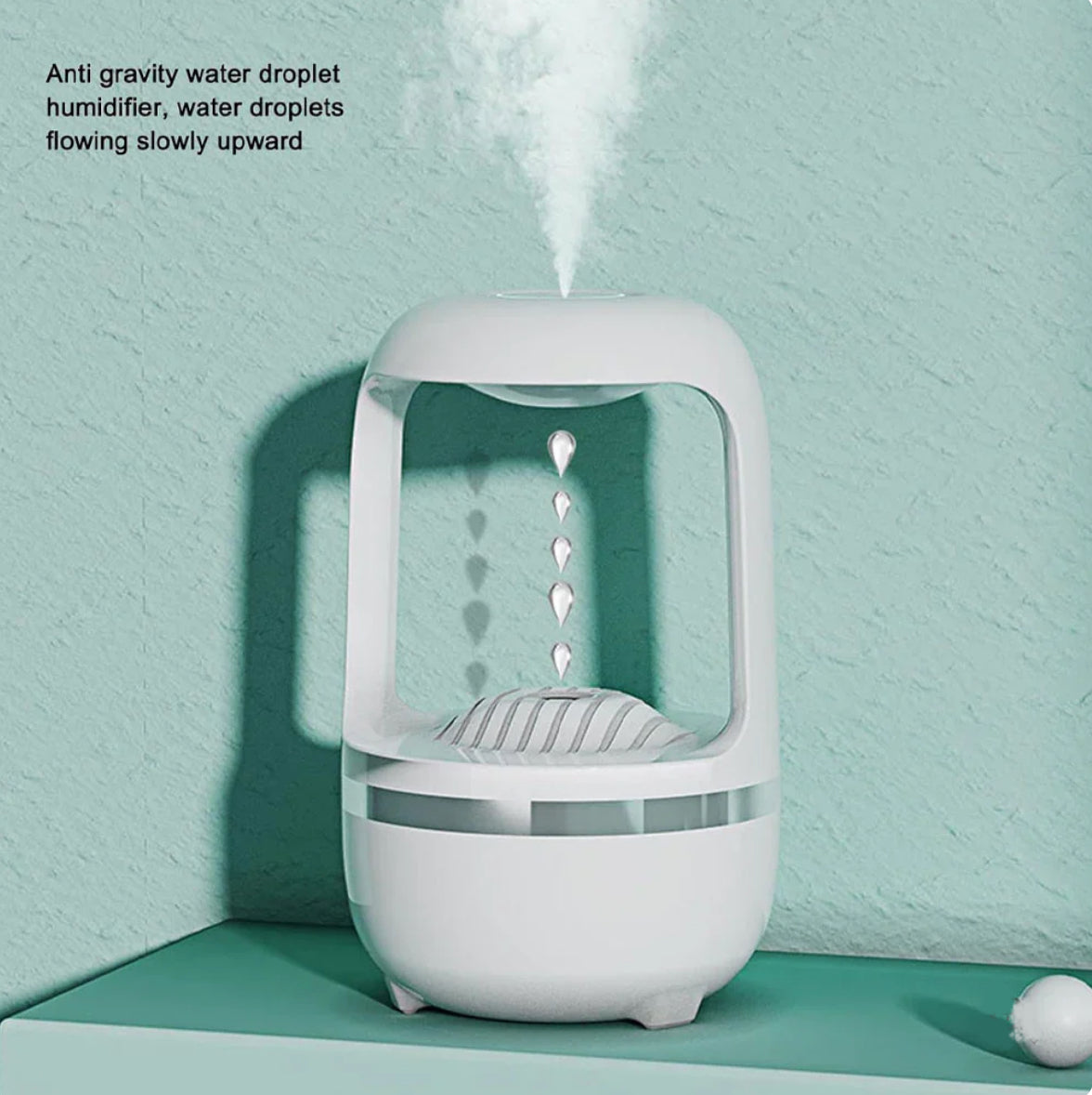 Anti Gravity Water Drop Humidifier Great Room Smart Humidifier Water Droplet