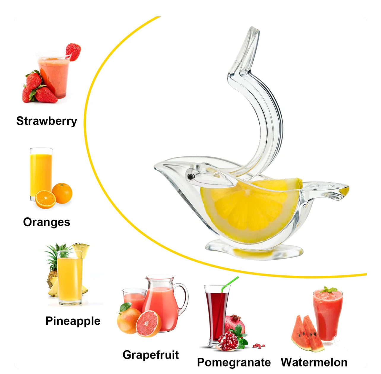 Bird Lemon Squeezer Juicer Citrus