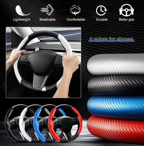 Carbon Fiber Steering Wheel Cover