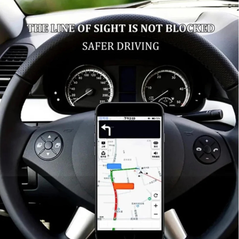 360-Degree Steering Wheel Phone Holder