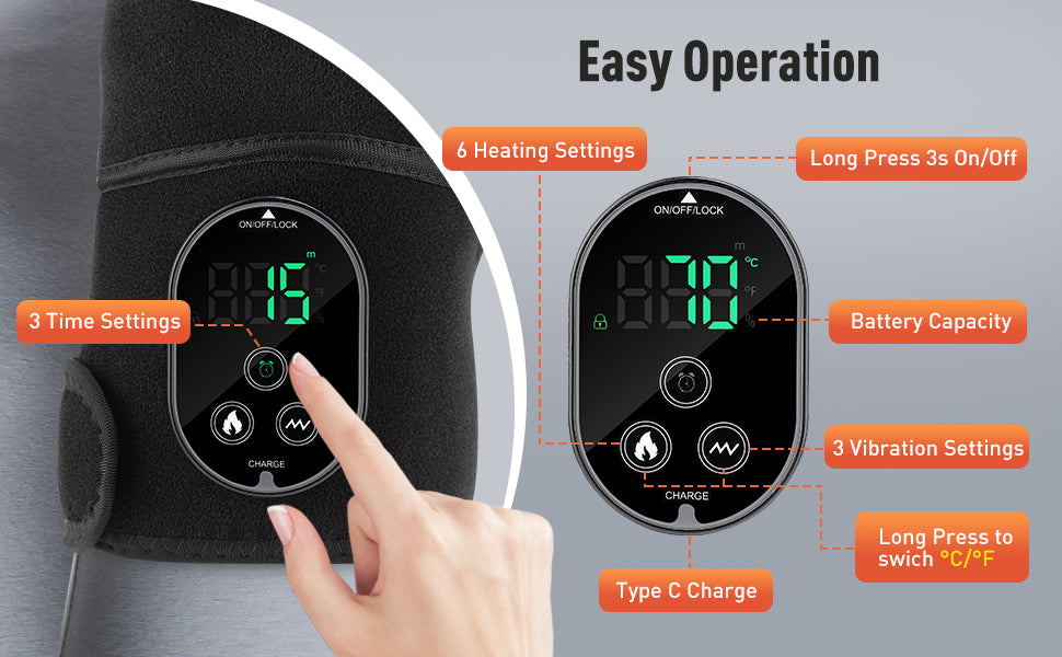 NUOYI 3 IN 1 KNEE MASSAGER