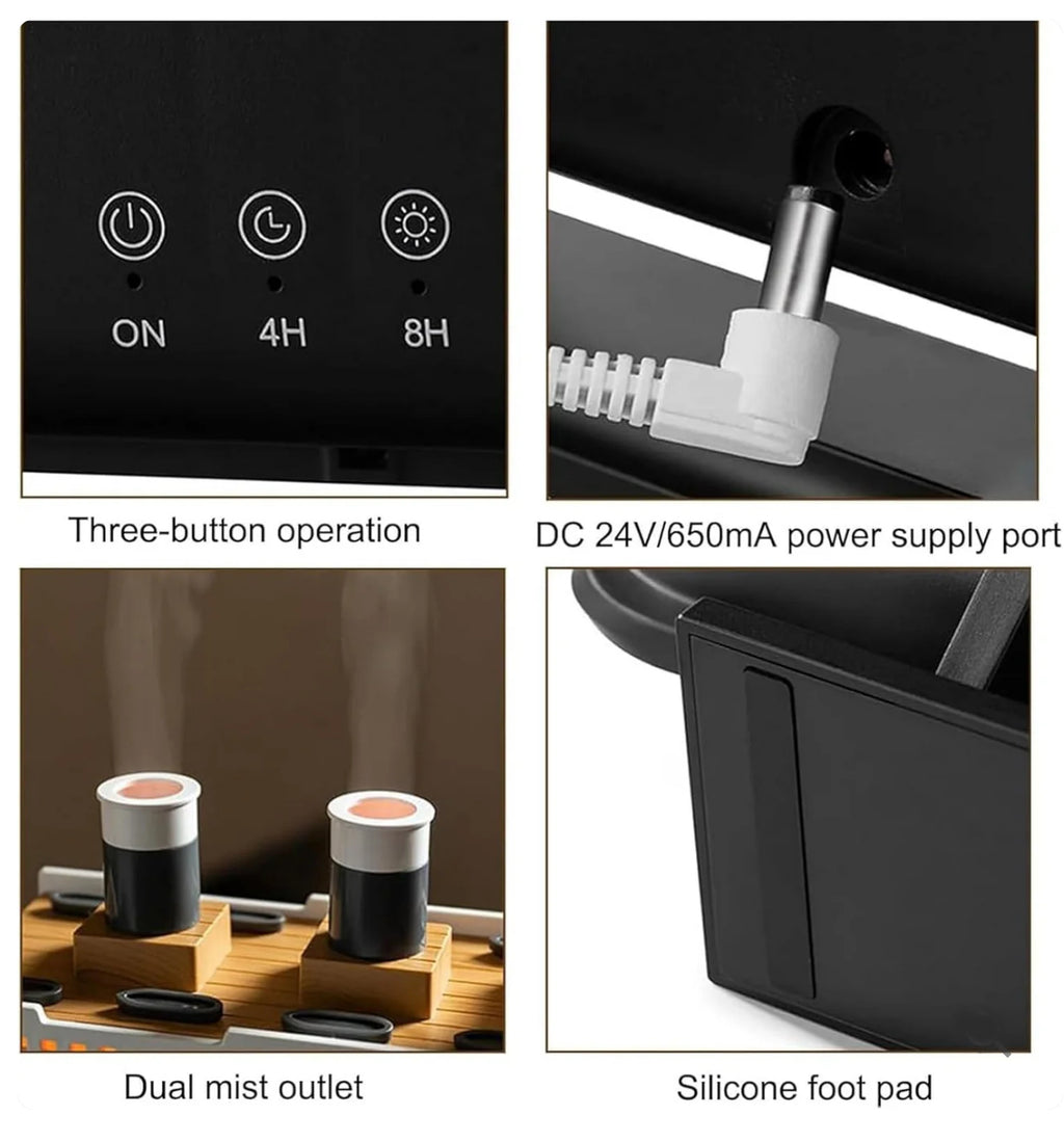 🚢 Titanic Humidifier & Essential Oil Diffuser – Aromatherapy