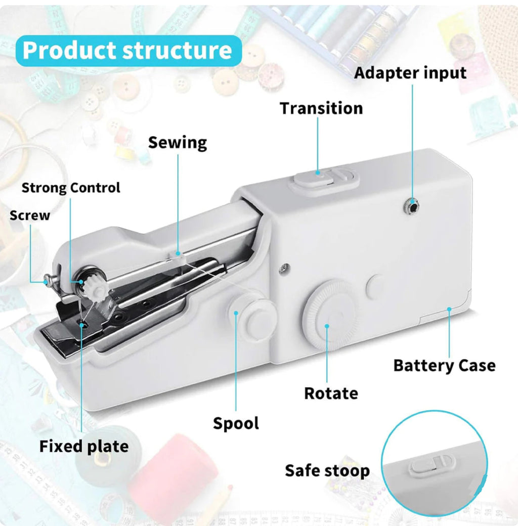 Mini Handheld Sewing Machine Portable Electric