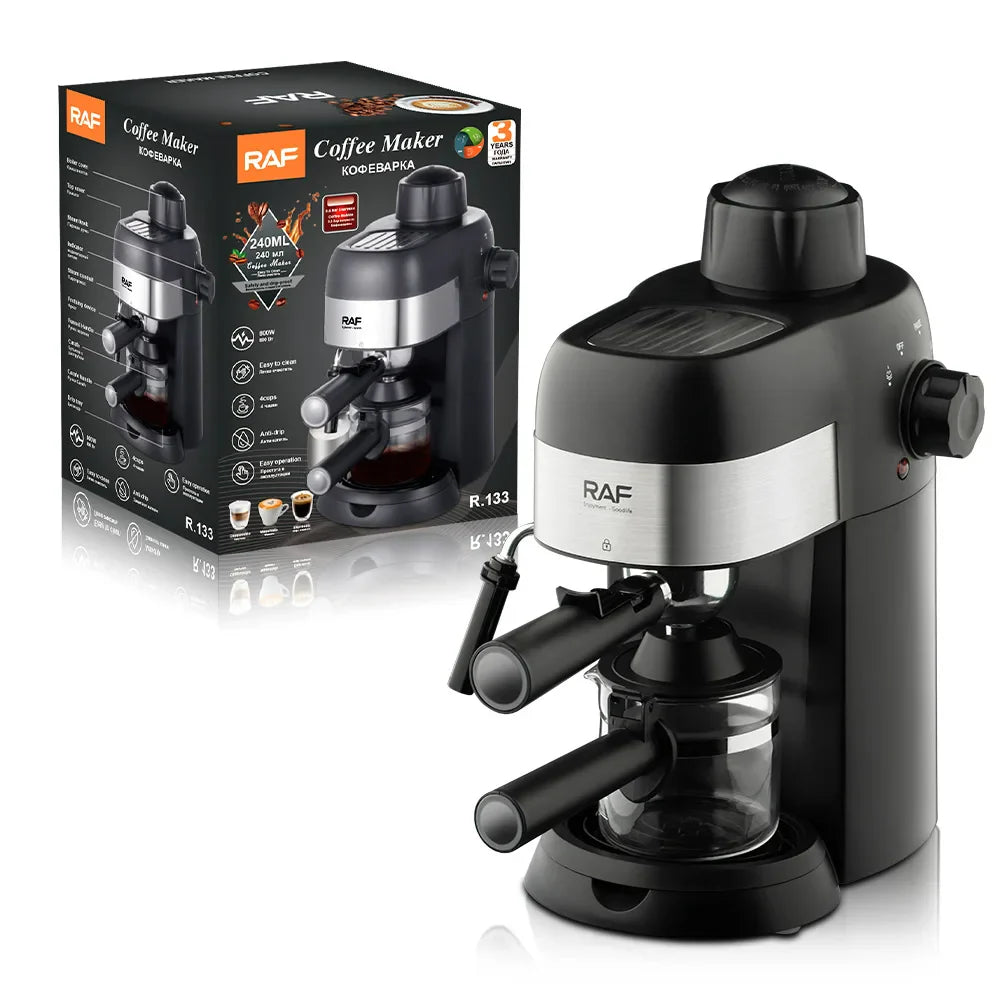 RAF Electric Espresso Machine 240ML 800W