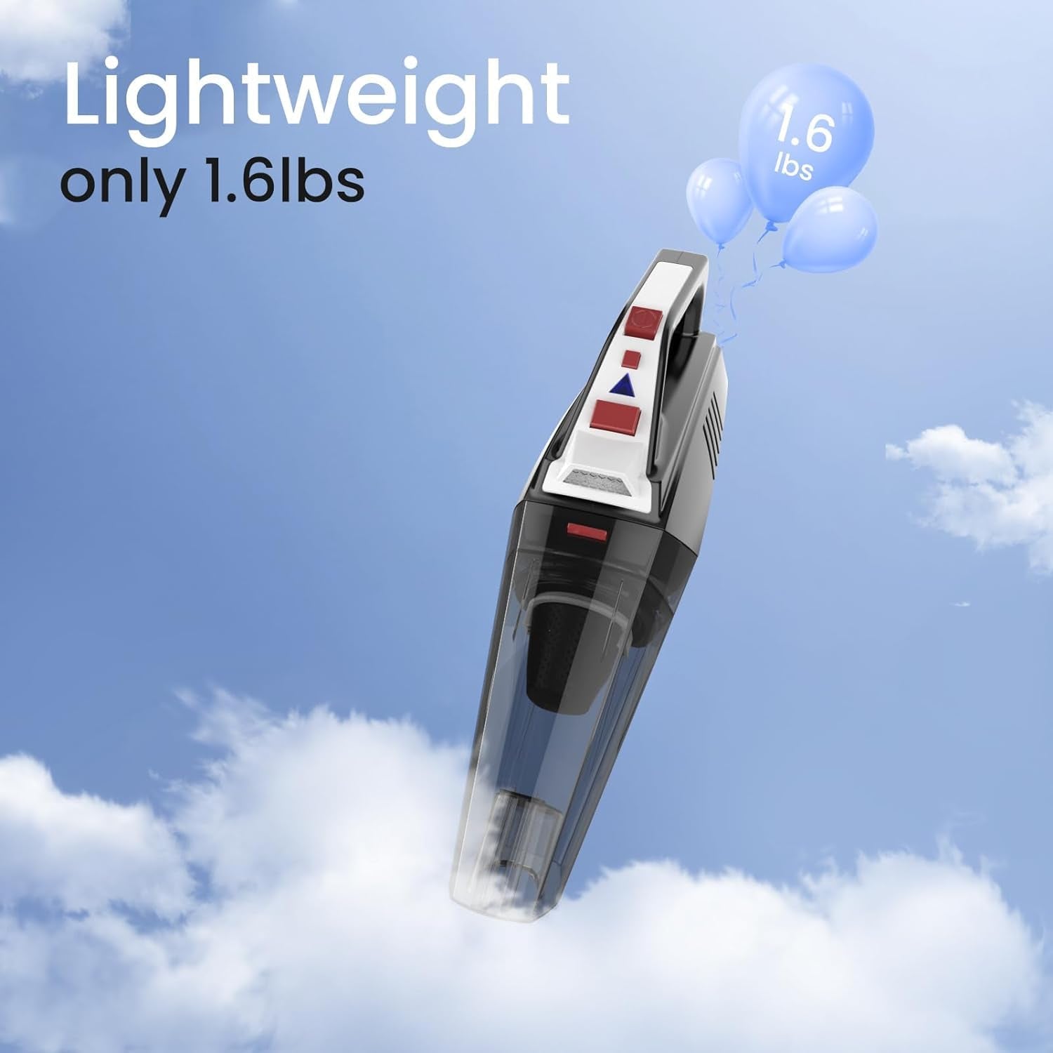 Cordless Handheld Vacuum – Portable Rechargeable Car & Home Mini Vacuum Cleaner 9000Pa